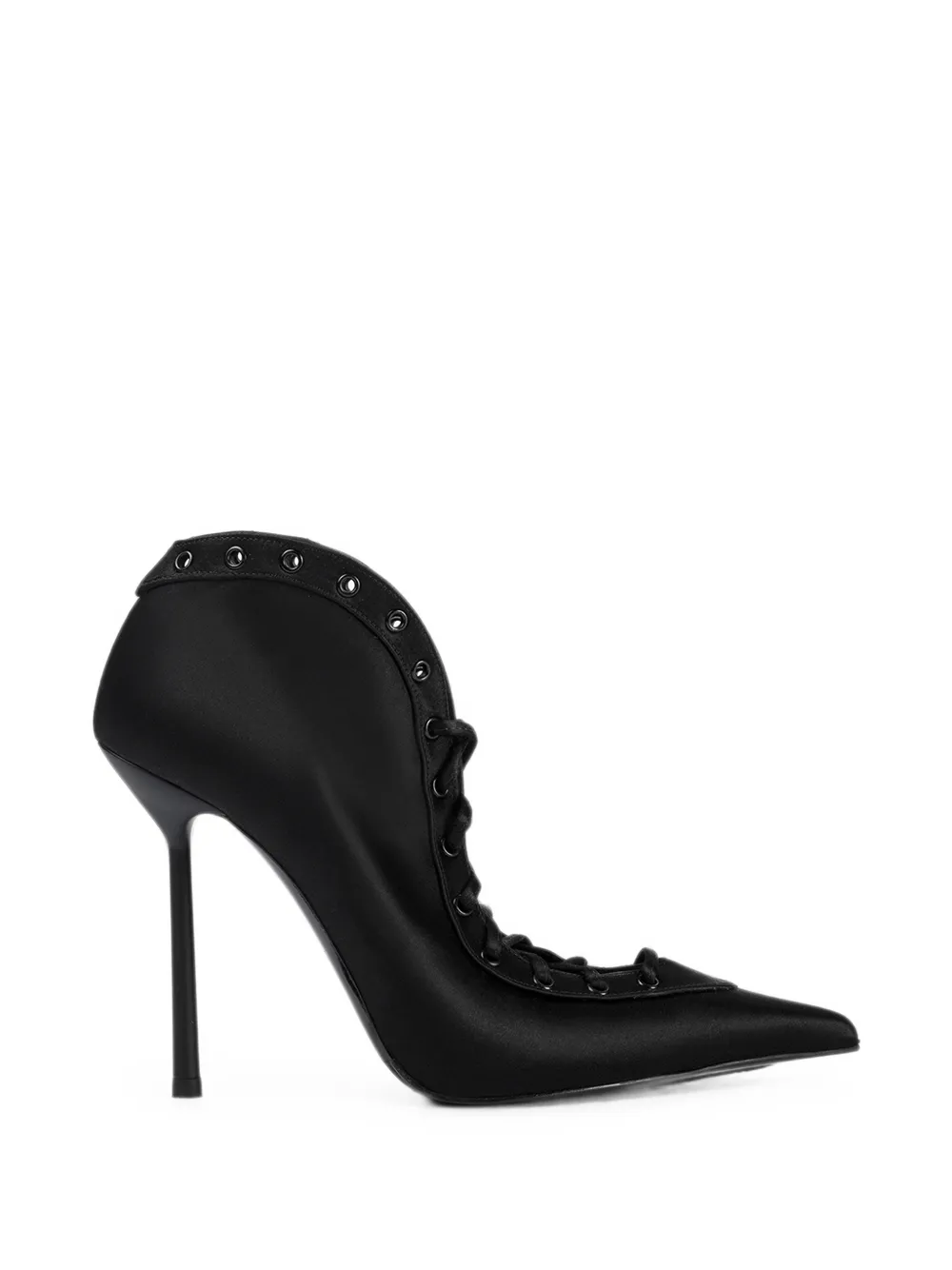 Le Silla Colette lace-up ankle pumps Zwart