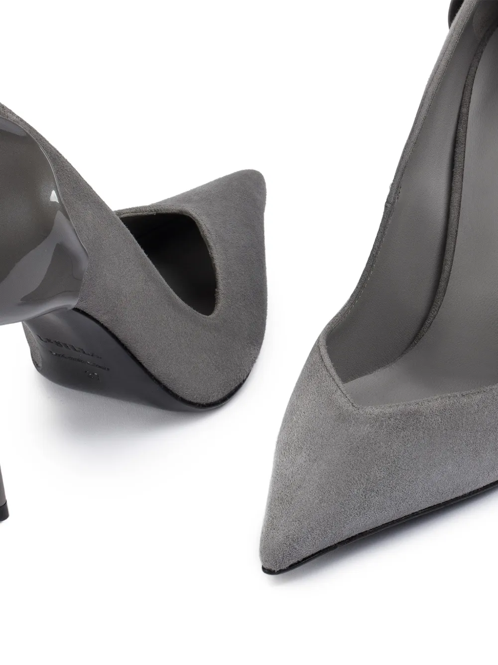 Le Silla Petalo pointed-toe pumps Grijs