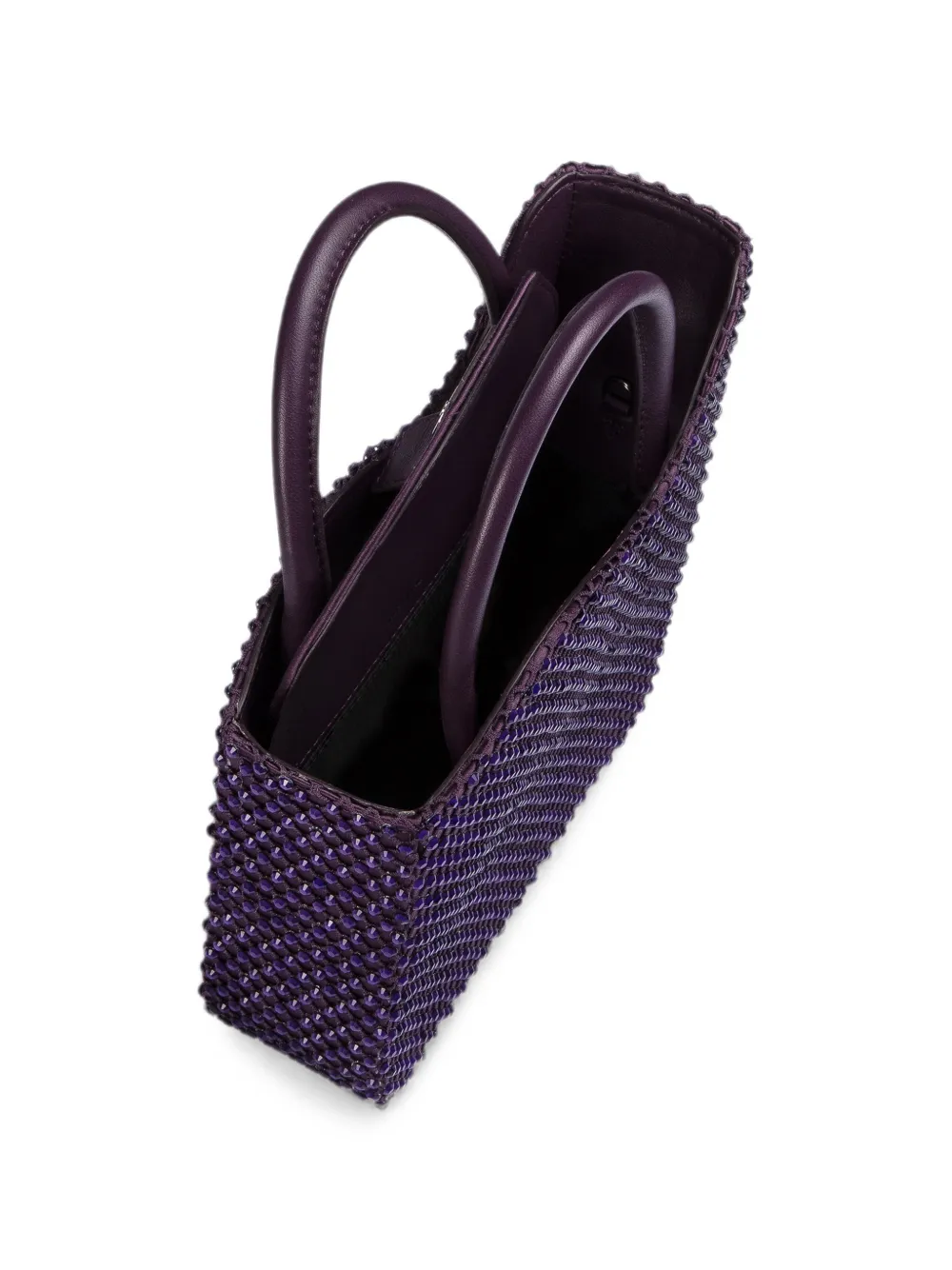 Le Silla Ivy shopper verfraaid met kristallen Paars