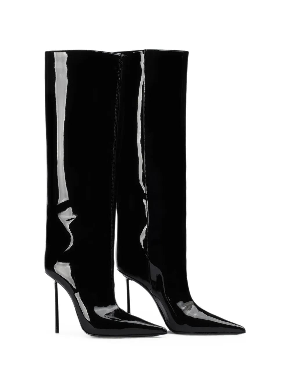 Le Silla Amelia pointed-toe knee-high boots Zwart