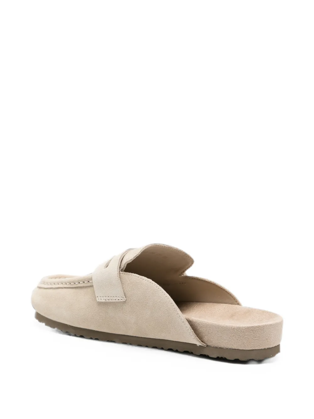 Marc O'Polo Floria suede penny mules Beige