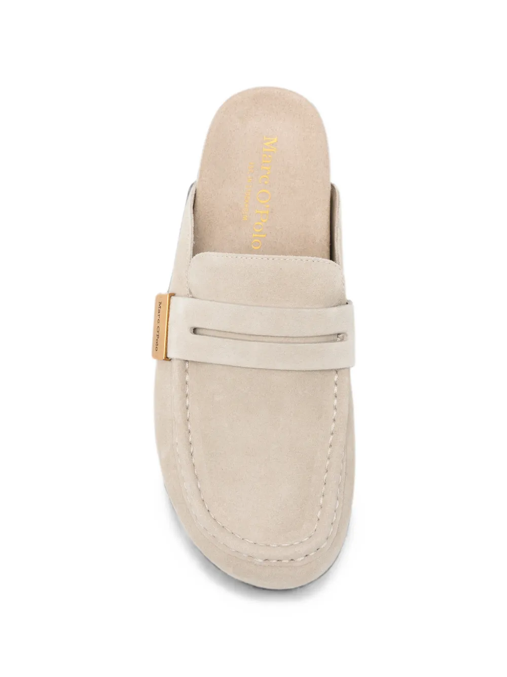 Marc O'Polo Floria suede penny mules Beige