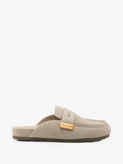 Marc O'Polo Floria penny-strap suede mules