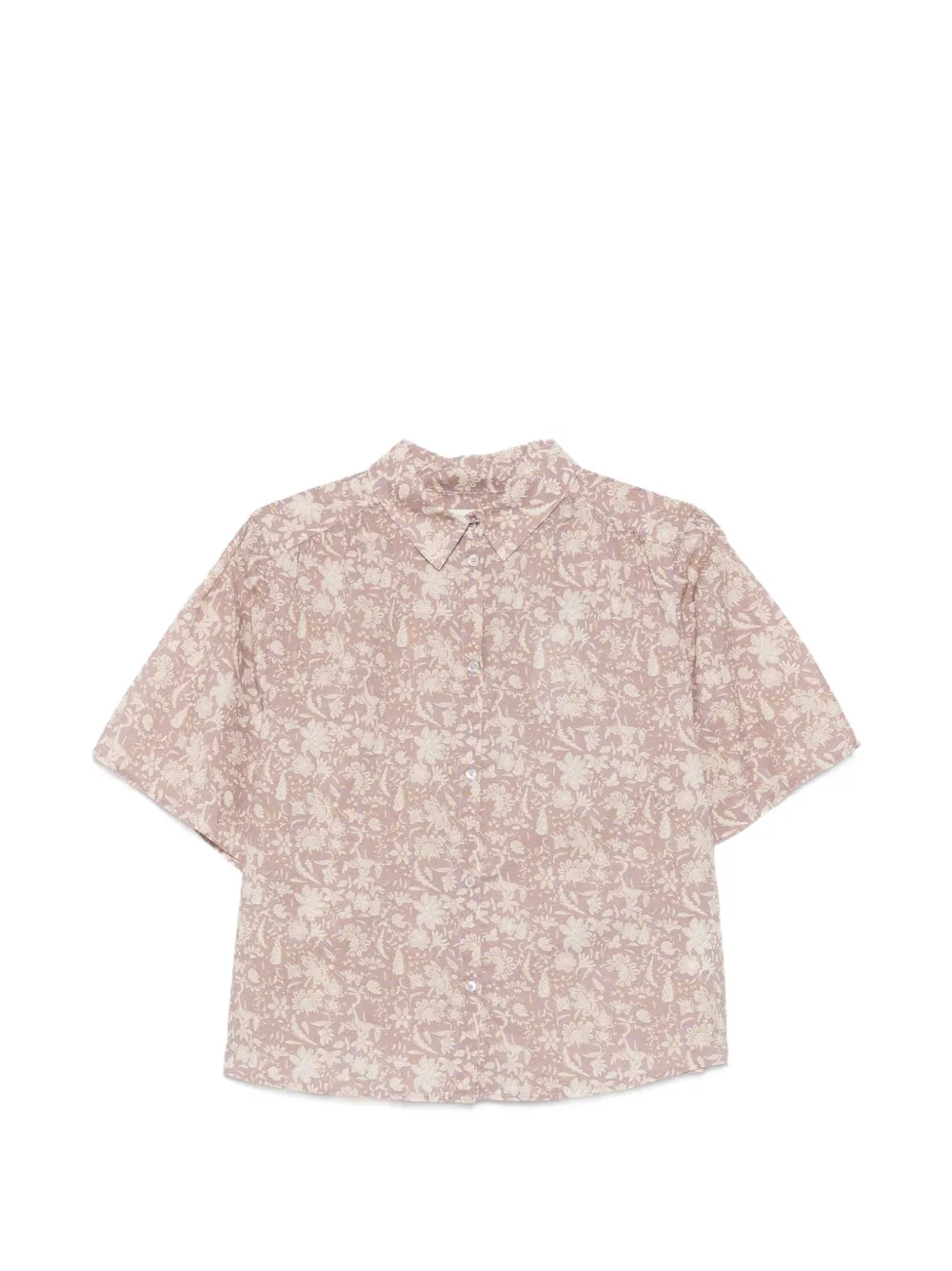 Marc O'Polo floral-print short-sleeve shirt - Rosa