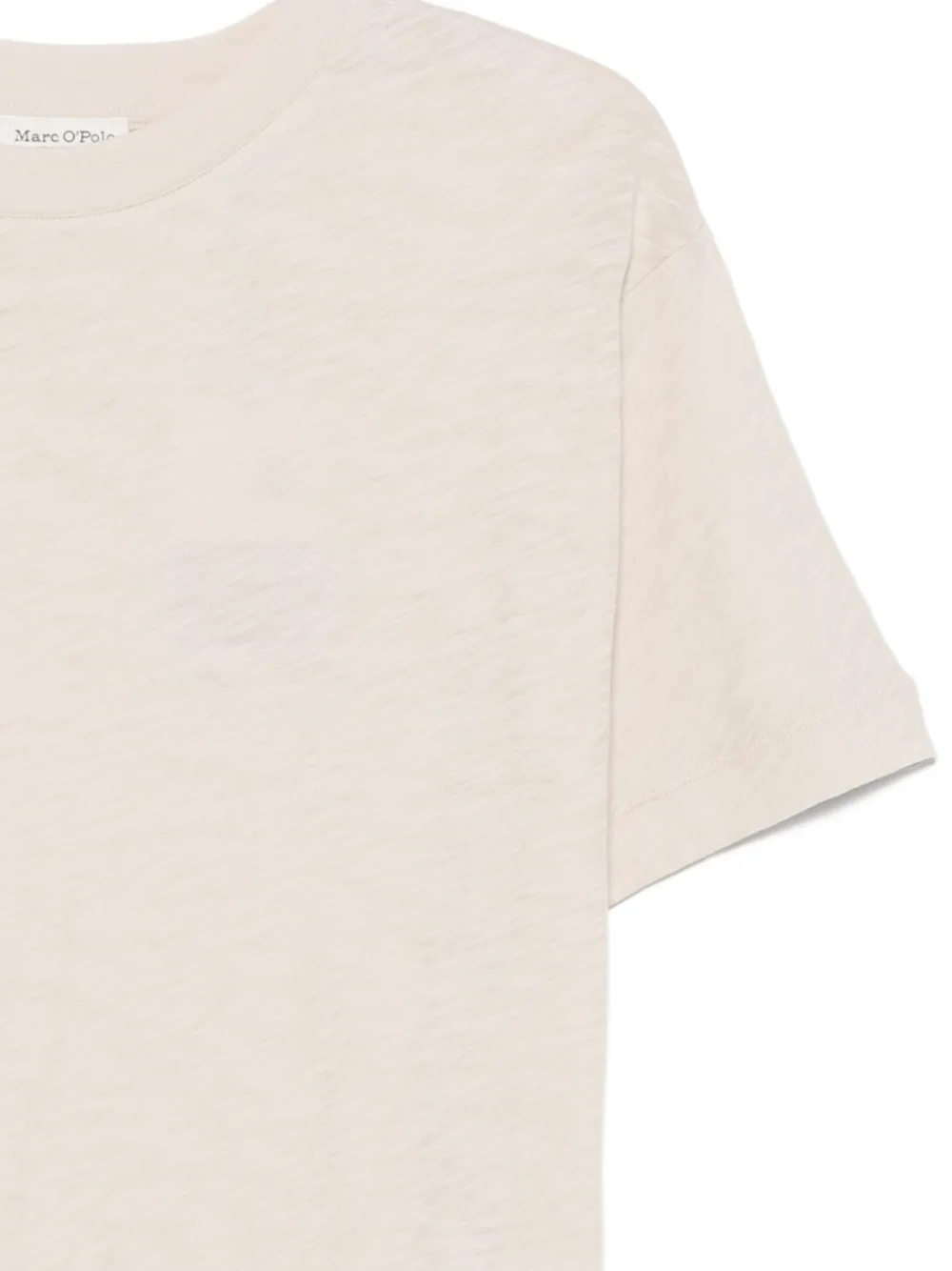Marc O'Polo T-shirt met ronde hals Beige