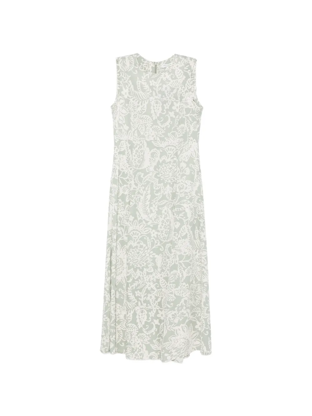 Marc O'Polo floral-print sleeveless midi dress - Grün