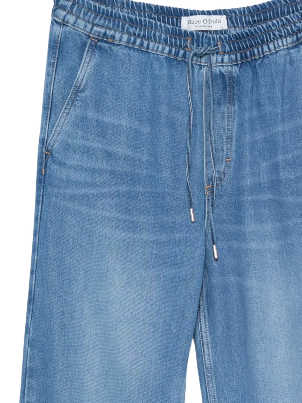 Marc O'Polo Jeans met trekkoordtaille Blauw