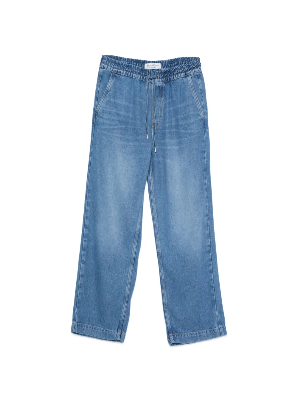 Marc O'Polo drawstring-waist jeans - Blu