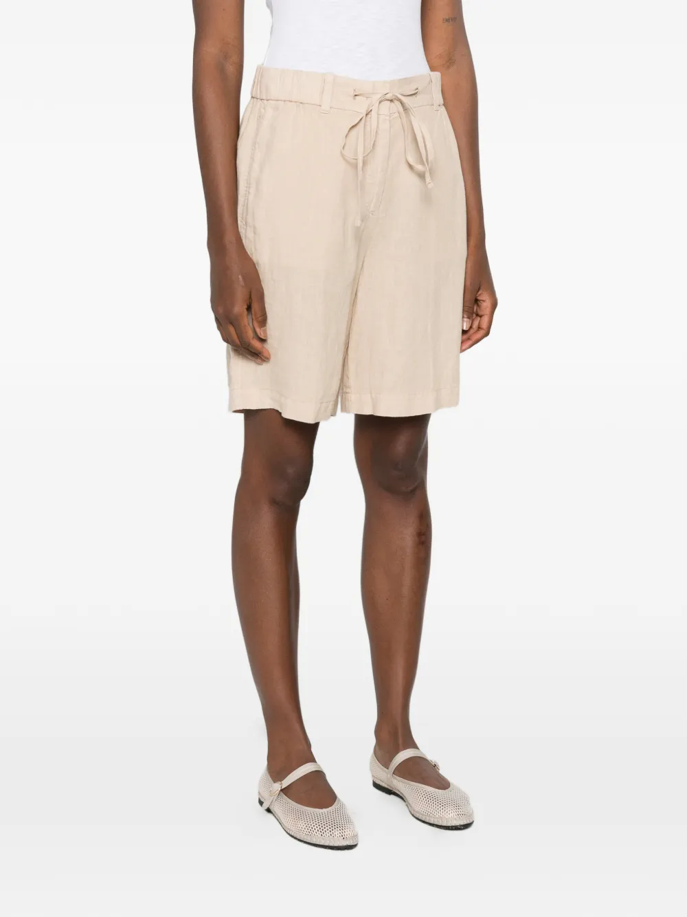  Marc O'polo Drawstring-waist Shorts - Tons Neutres 