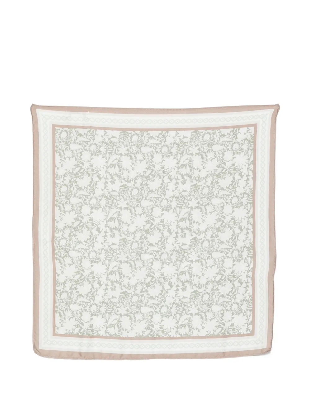 Marc O'Polo Foulard con stampa a fiori - Verde