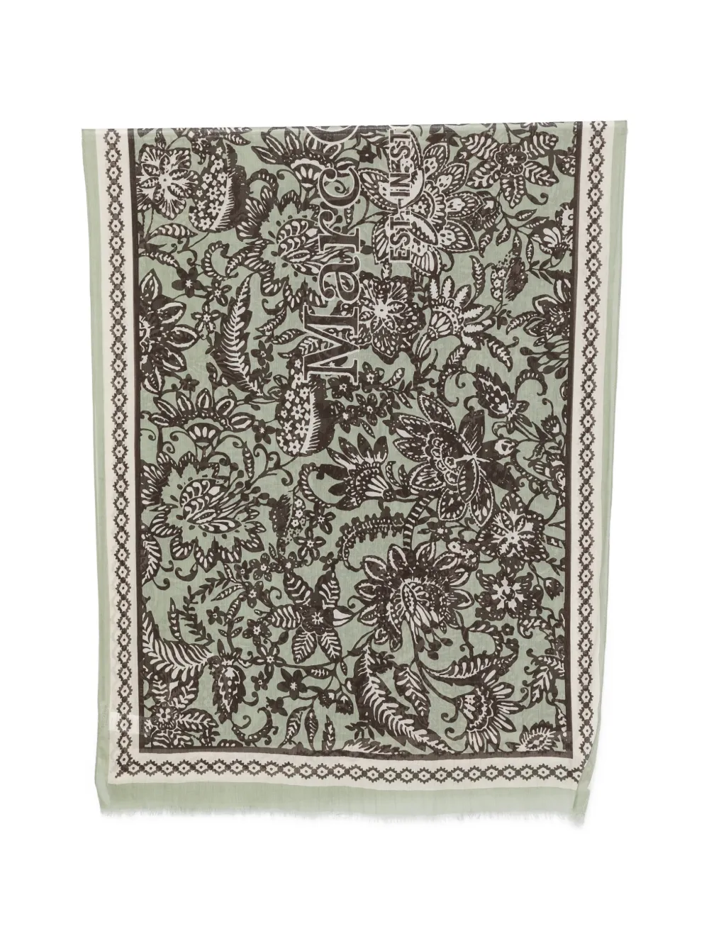 Marc O'Polo Sciarpa a fiori - Verde