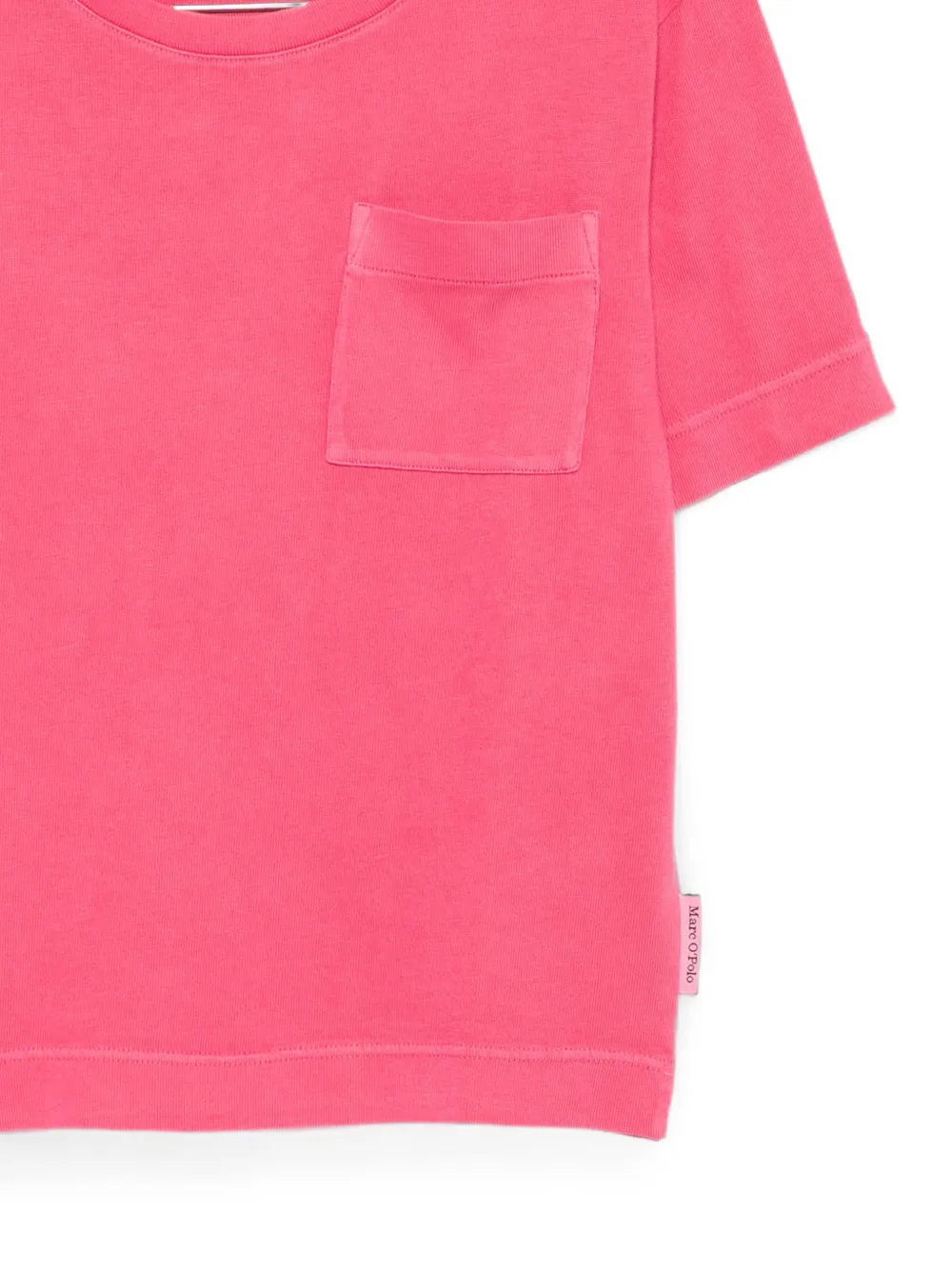 Marc O'Polo T-shirt met borstzak en korte mouwen Roze