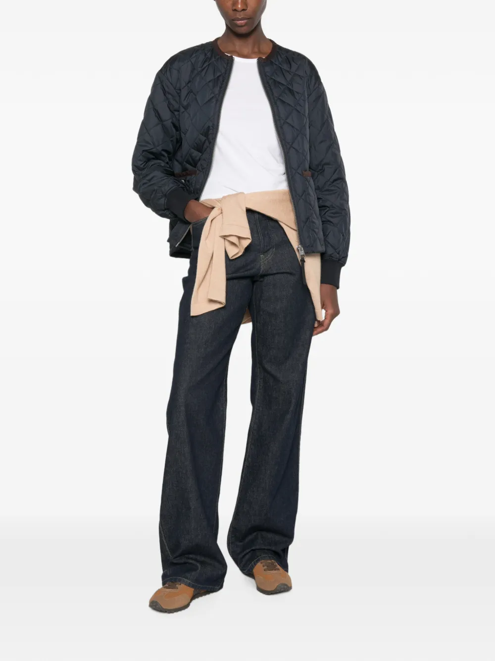 Marc O'Polo Gewatteerd jack Blauw