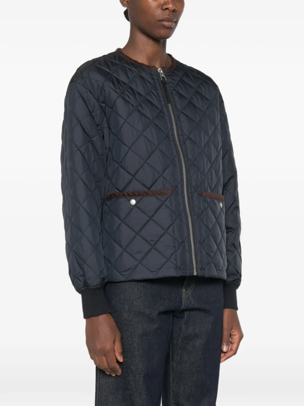 Marc O'Polo Gewatteerd jack Blauw