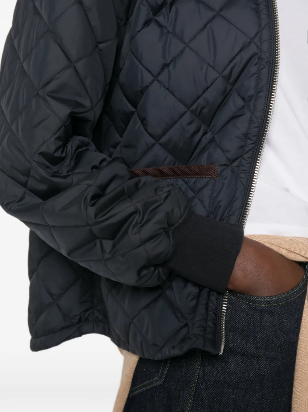 Marc O'Polo Gewatteerd jack Blauw