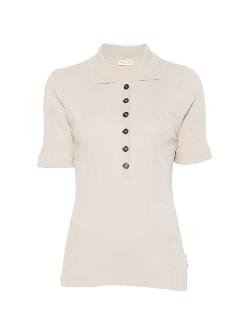 Marc O'Polo ribbed-knit polo top