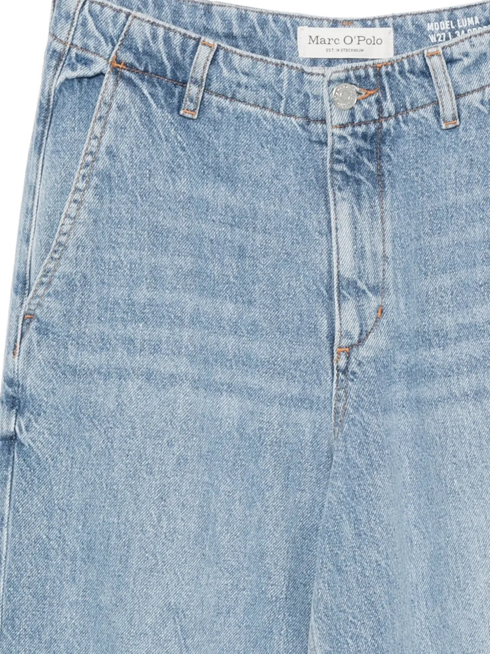 Marc O'Polo Luma jeans met wijde pijpen Blauw