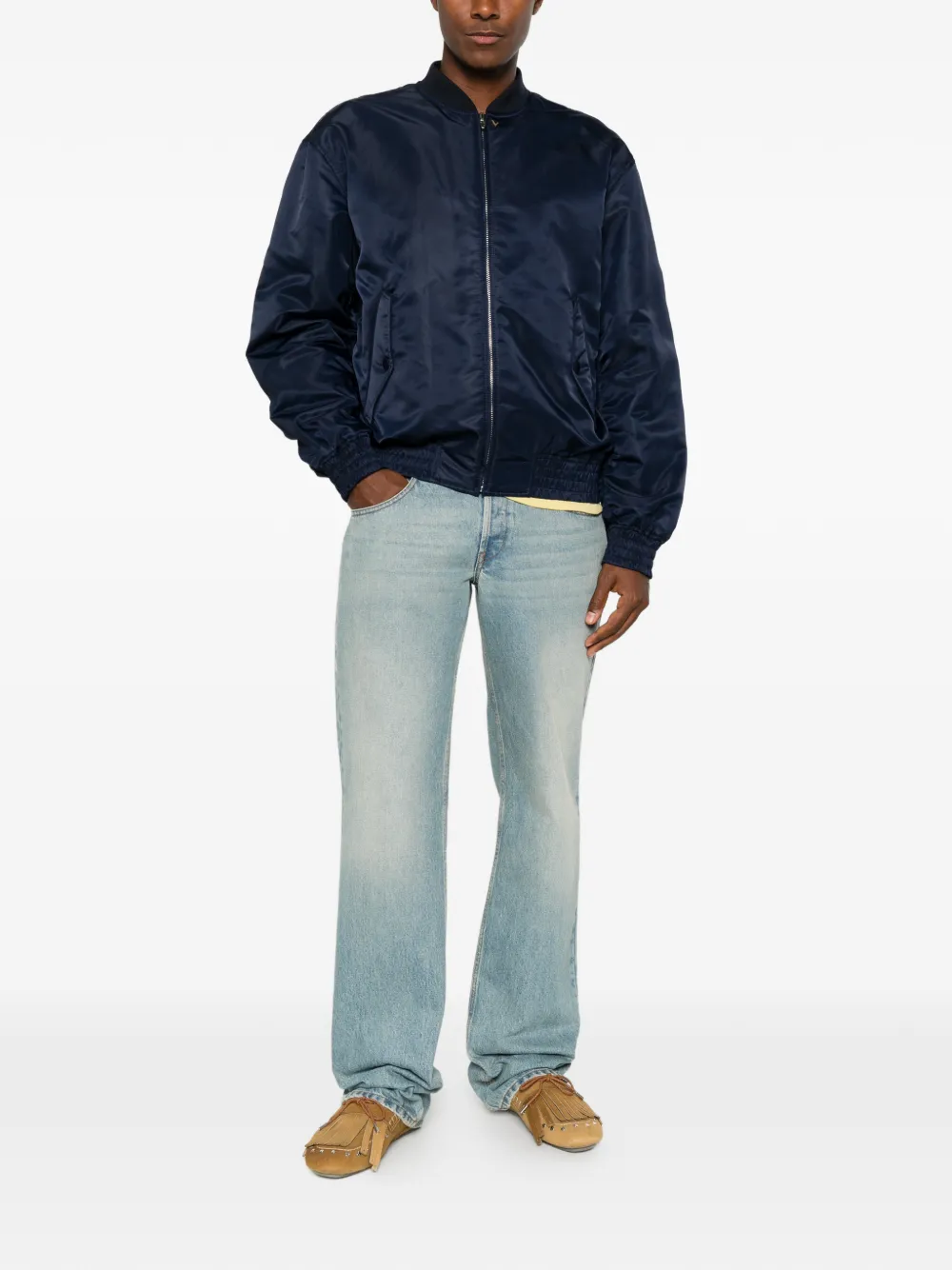 Valentino Garavani VLogo bomberjack Blauw