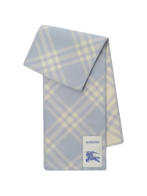 Burberry Check wool scarf