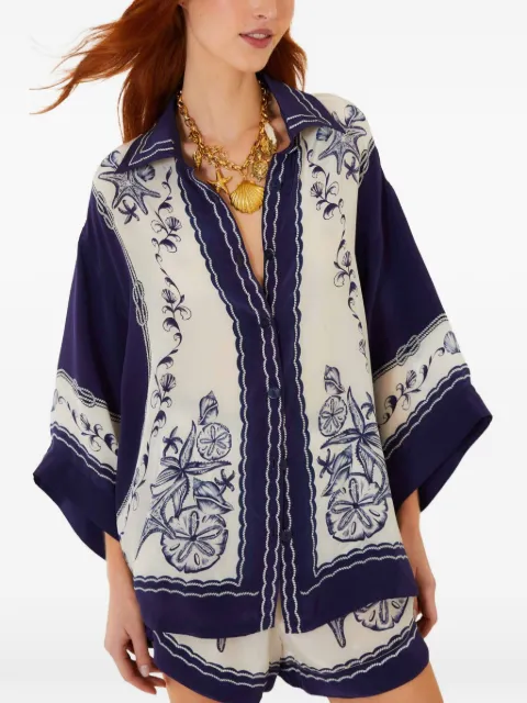 FARM Rio Coast Scarf shirt