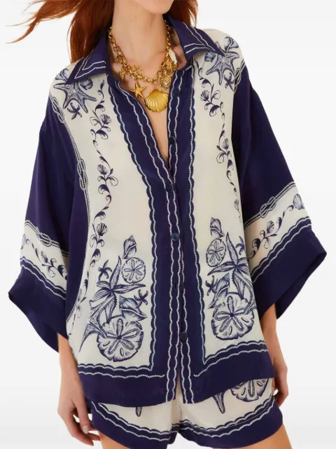 FARM Rio Coast Scarf shirt