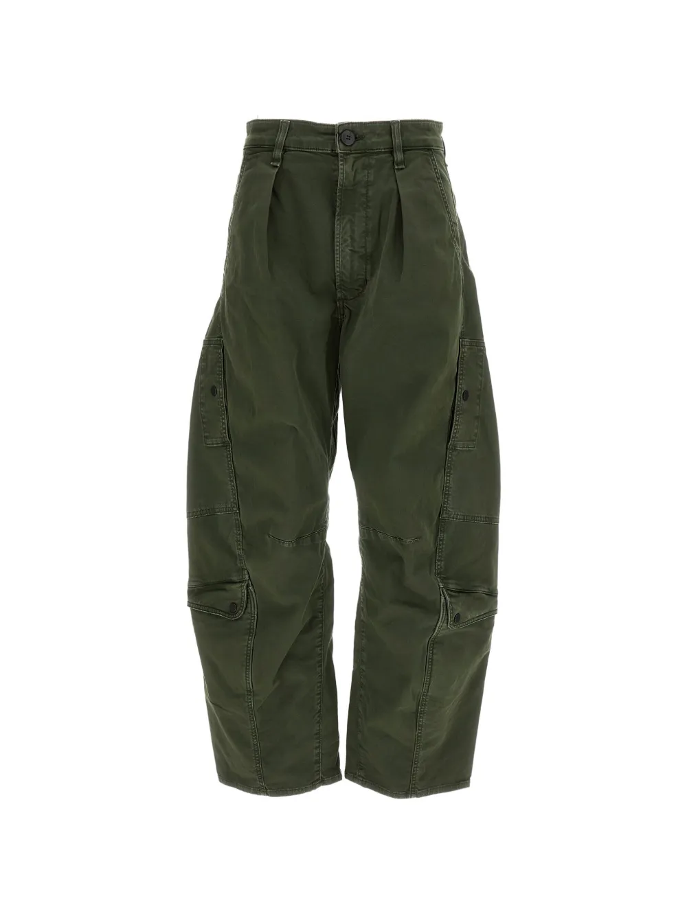 Citizens of Humanity Flight pleated barrel-leg cargo pants - Verde