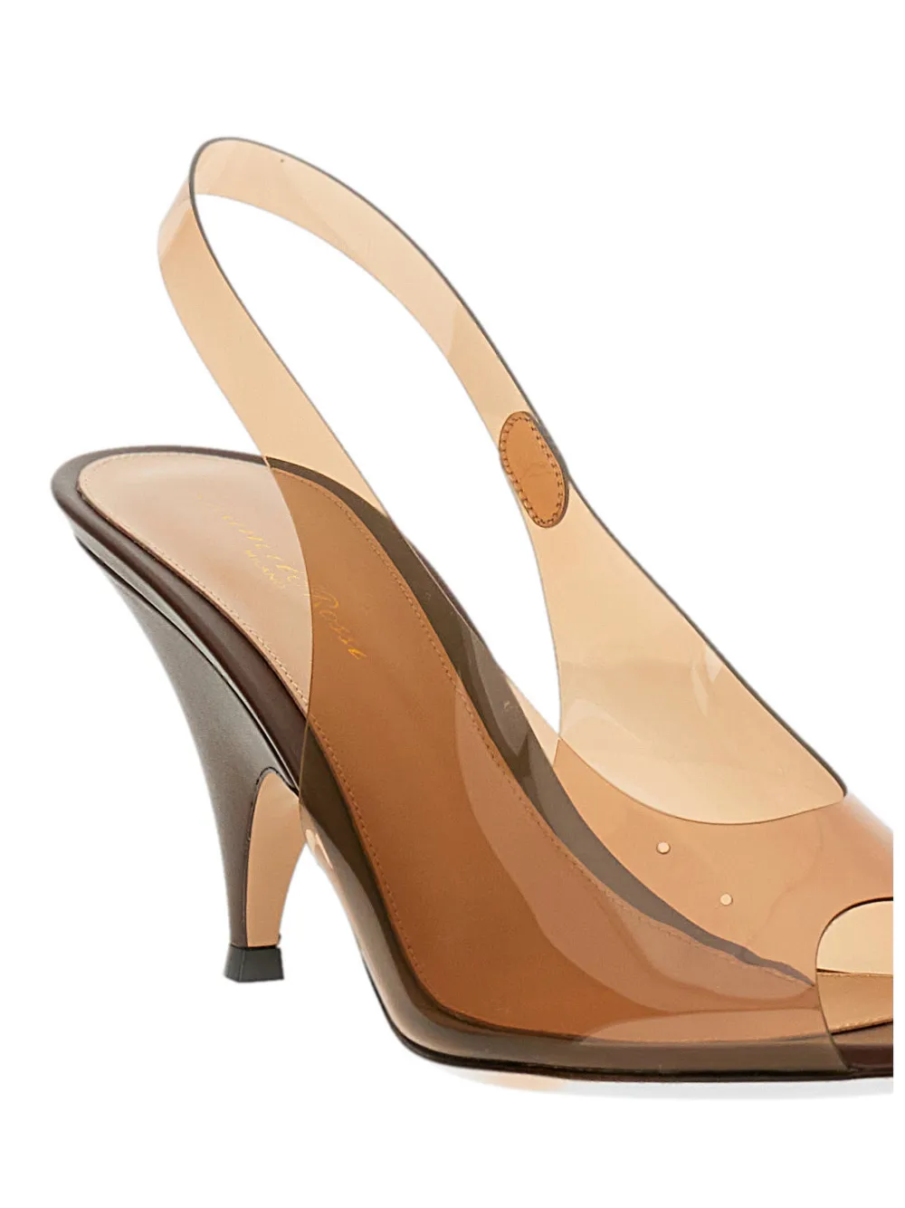 Gianvito Rossi transparent slingback sandals Bruin