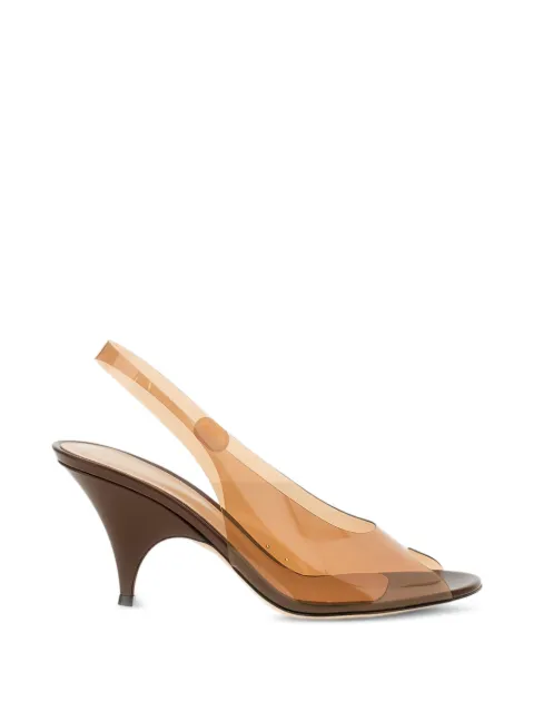 Gianvito Rossi transparent slingback sandals