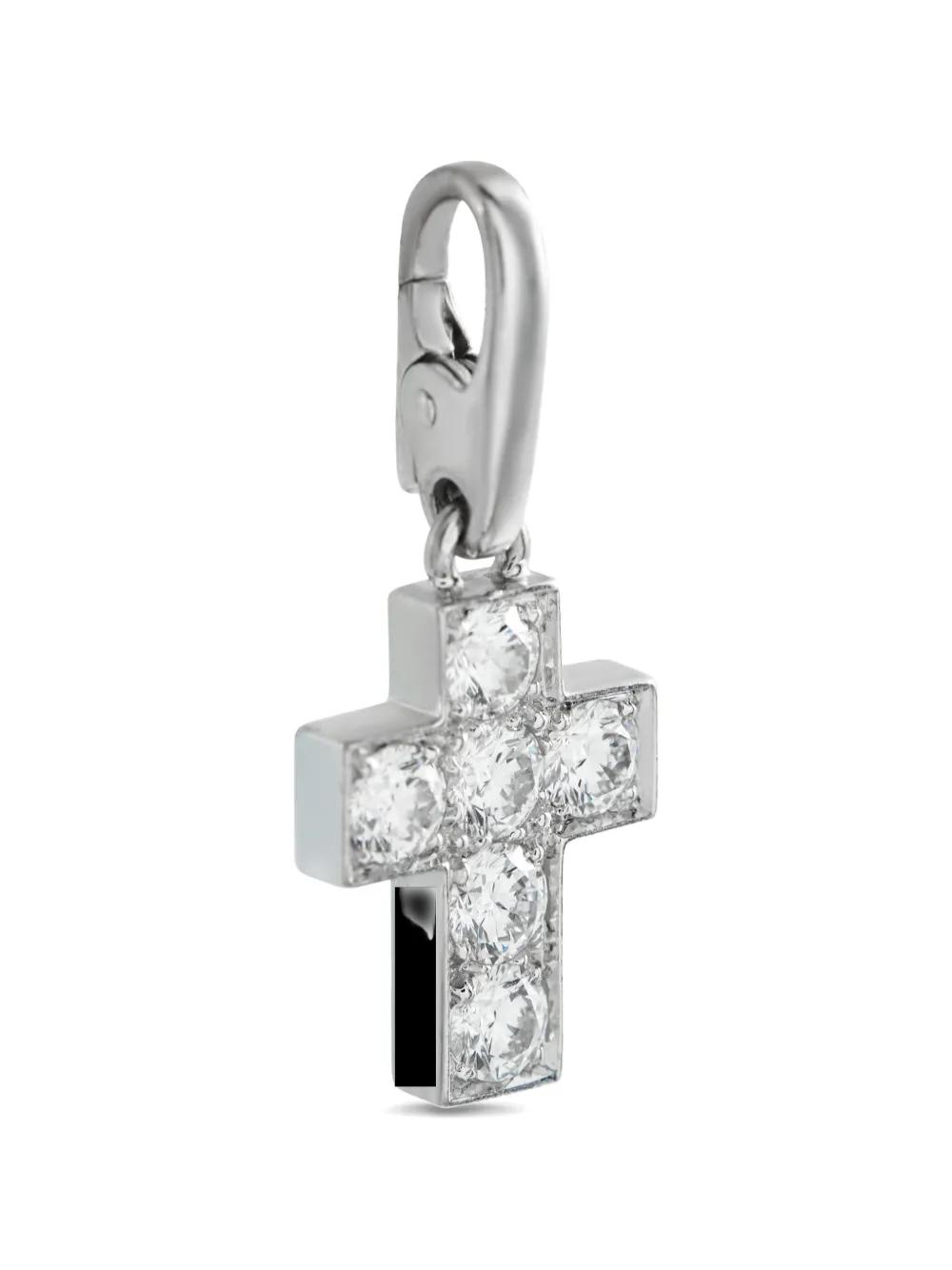 Cartier diamond cross pendant - Silber