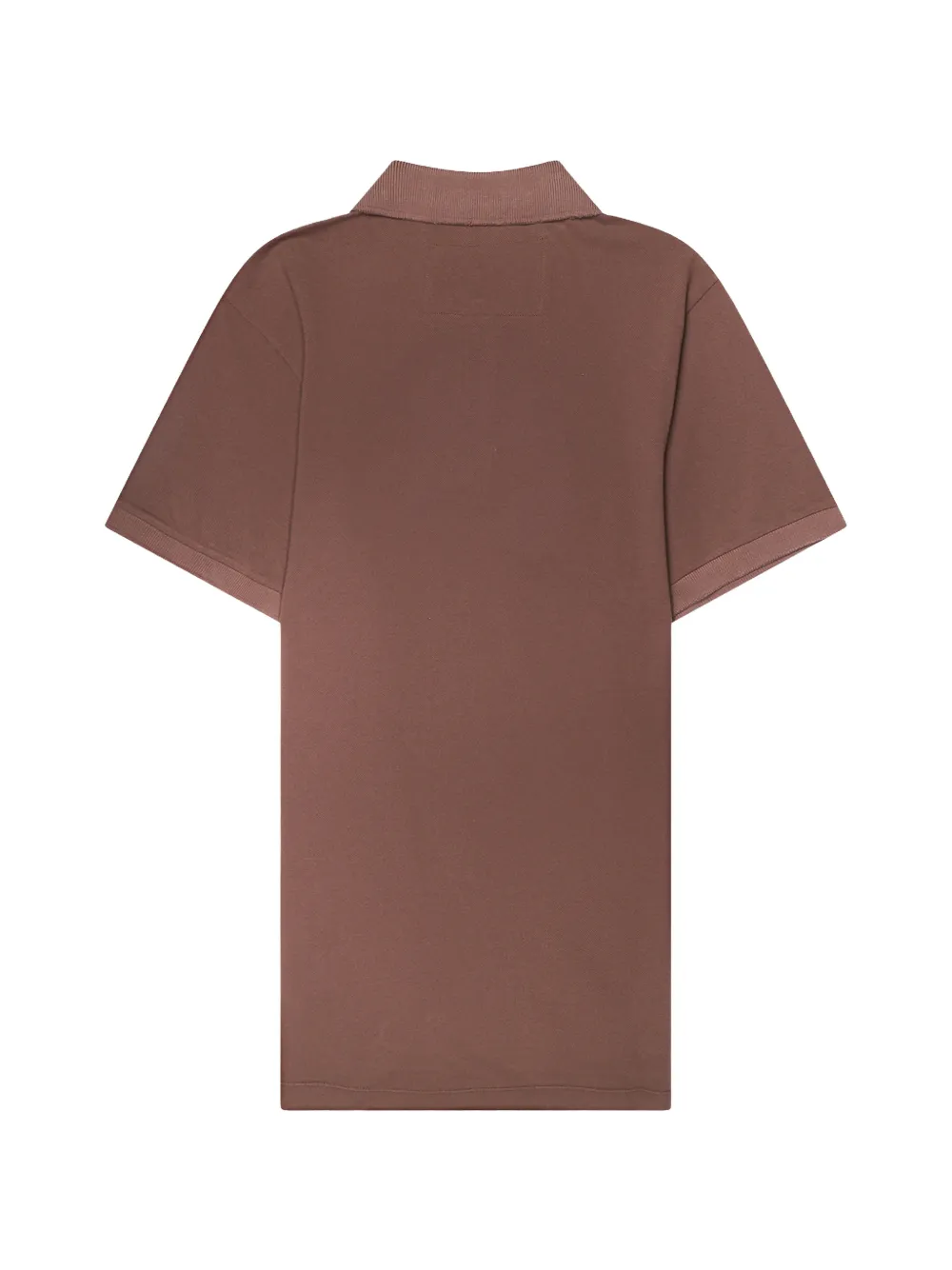 ERL Poloshirt met geborduurd logo Bruin