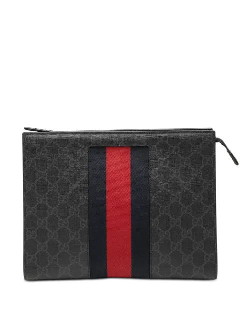 Gucci Pre-Owned 2000-2015 GG Supreme Web clutch bag