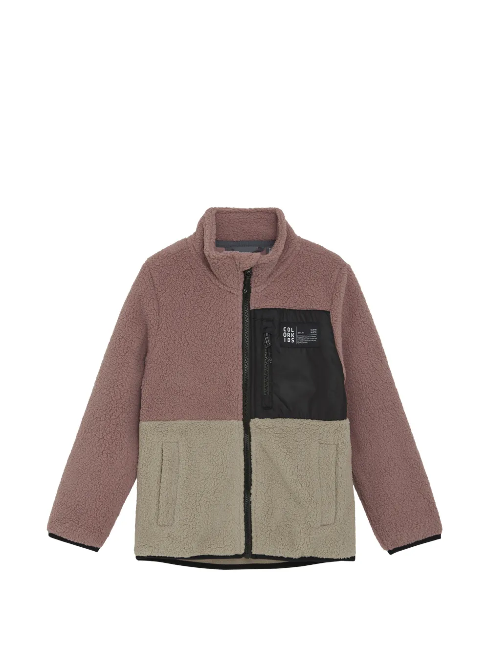 COLOR KIDS Felpa con design color-block - Rosa