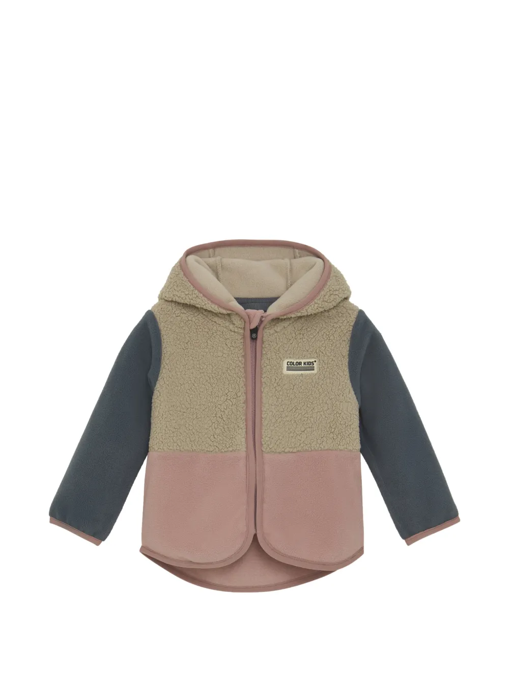 COLOR KIDS Felpa con design color-block - Rosa