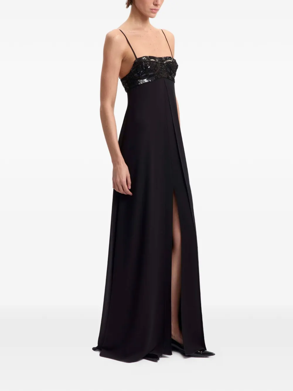 16Arlington Agata maxi-jurk Zwart