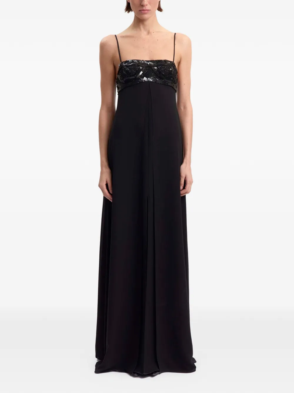 16Arlington Agata maxi-jurk Zwart