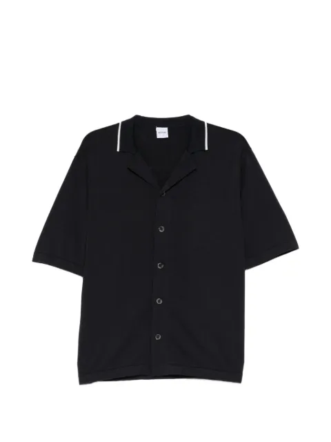 ASPESI camp-collar knitted shirt