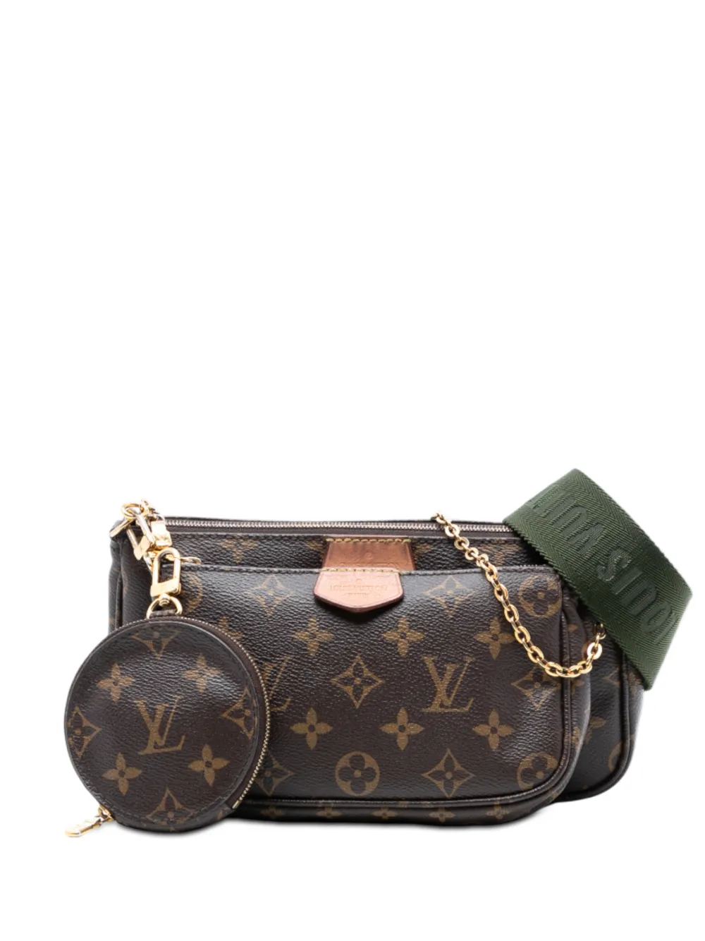 Louis Vuitton Pre-Owned 2020 Monogram Multi Pochette Accessoires satchel - Marrone