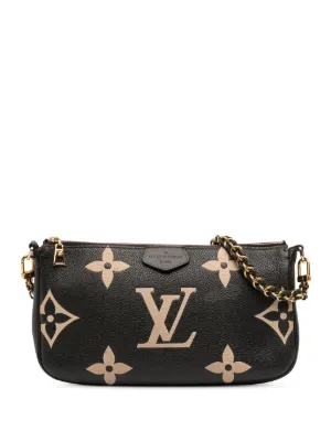 現行 ルイヴィトン モノグラム アンプラント フェリシー バイカラー ショルダー Louis Vuitton Pre-Owned 2021 バイカラー モノグラム アンプラント