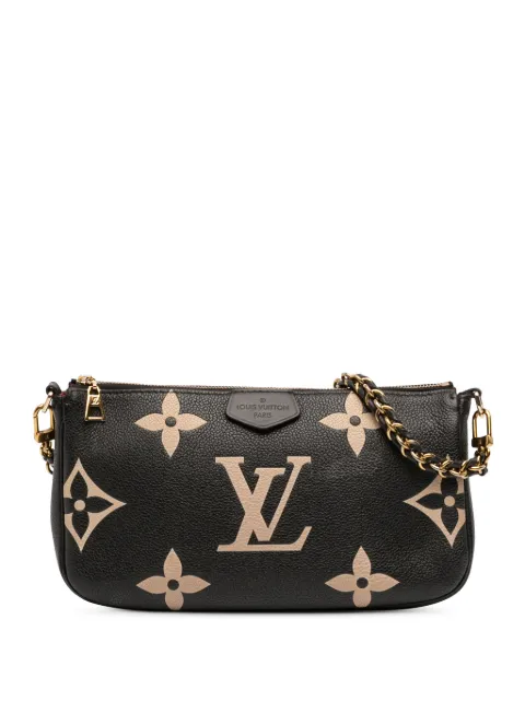 Louis Vuitton Pre-Owned 2021-2026 Monogram Giant Empreinte Bicolor Multi Pochette Accessoires satchel
