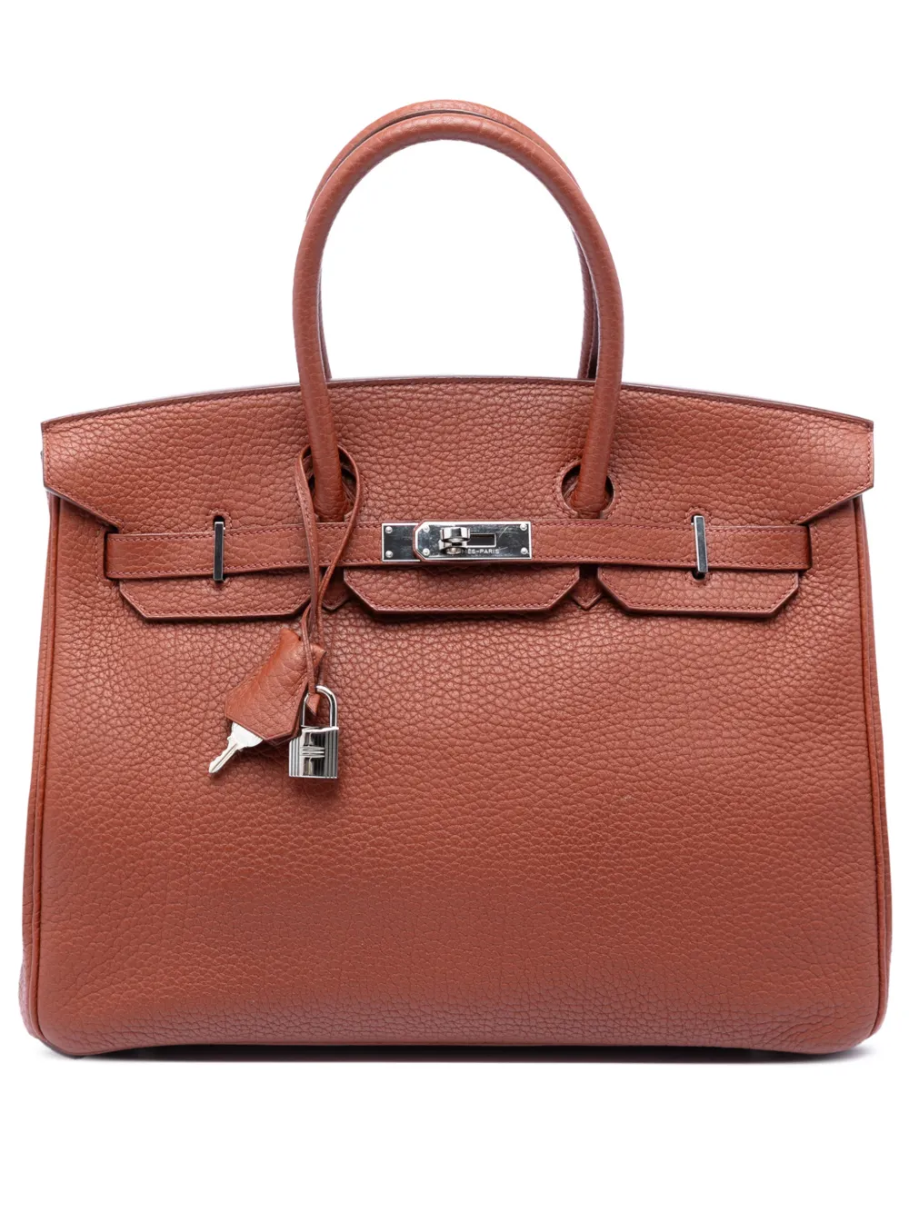 Hermès Pre-Owned 2010 Togo Birkin Retourne 35 handbag - Red