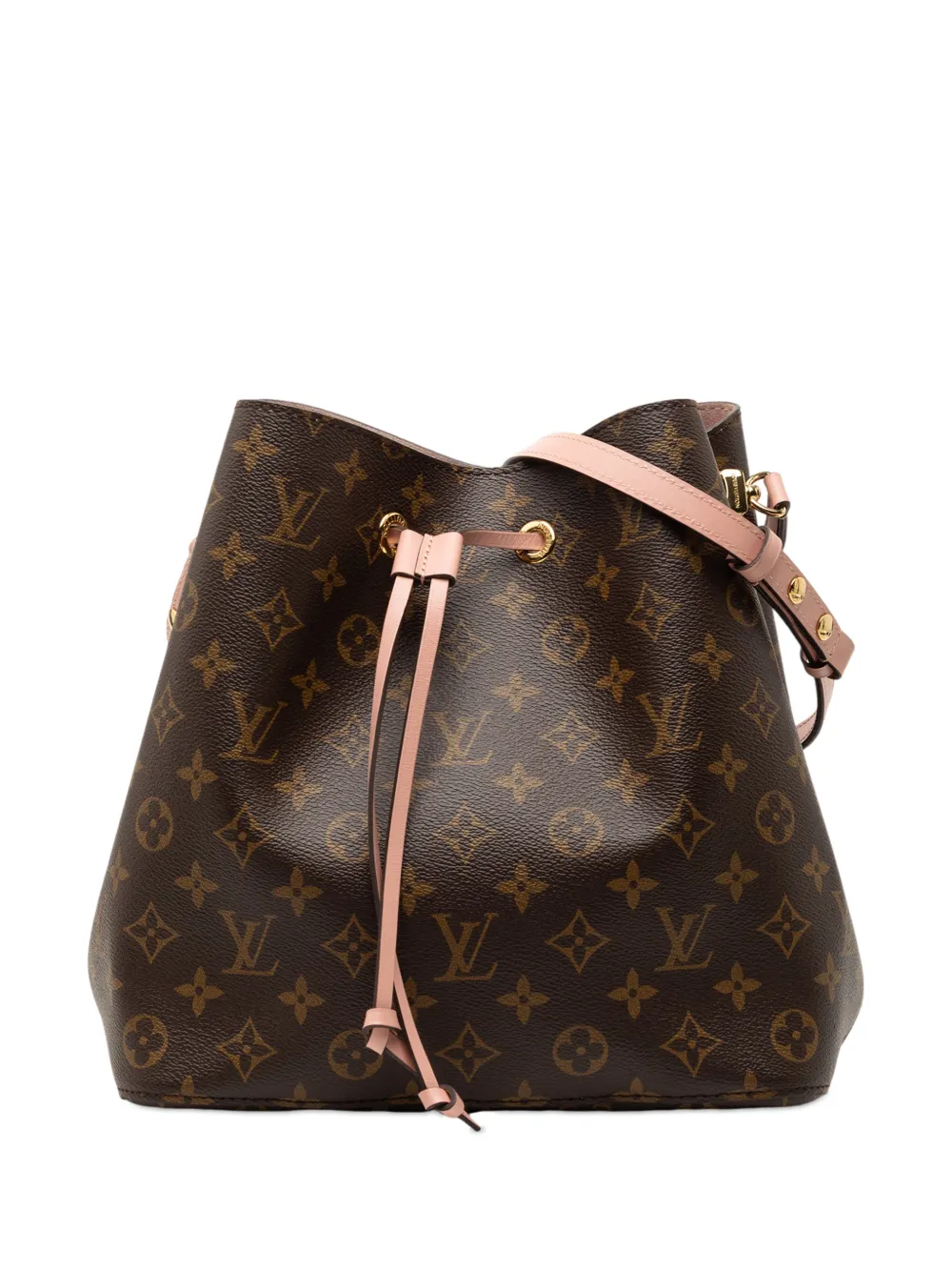 Louis Vuitton Pre-Owned 2021-2026 Monogram Neonoe MM bucket bag - Marrone
