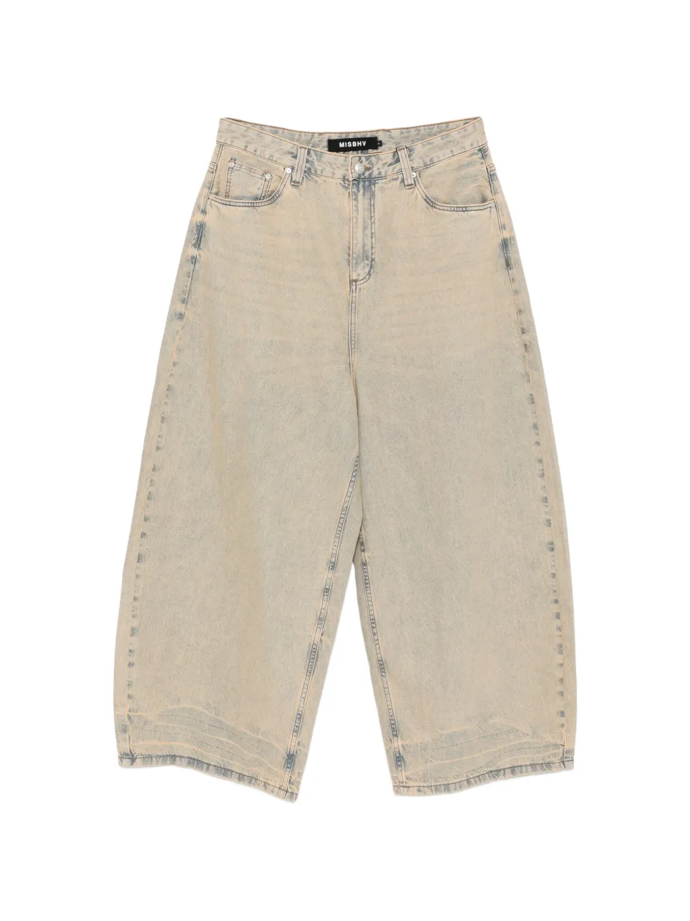 MISBHV sand-washed balloon jeans - Toni neutri