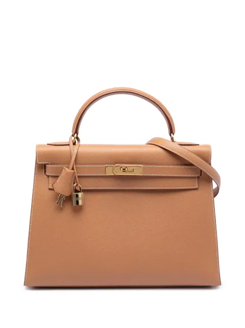 Hermès Pre-Owned 1999 Courchevel Kelly Sellier 32 satchel