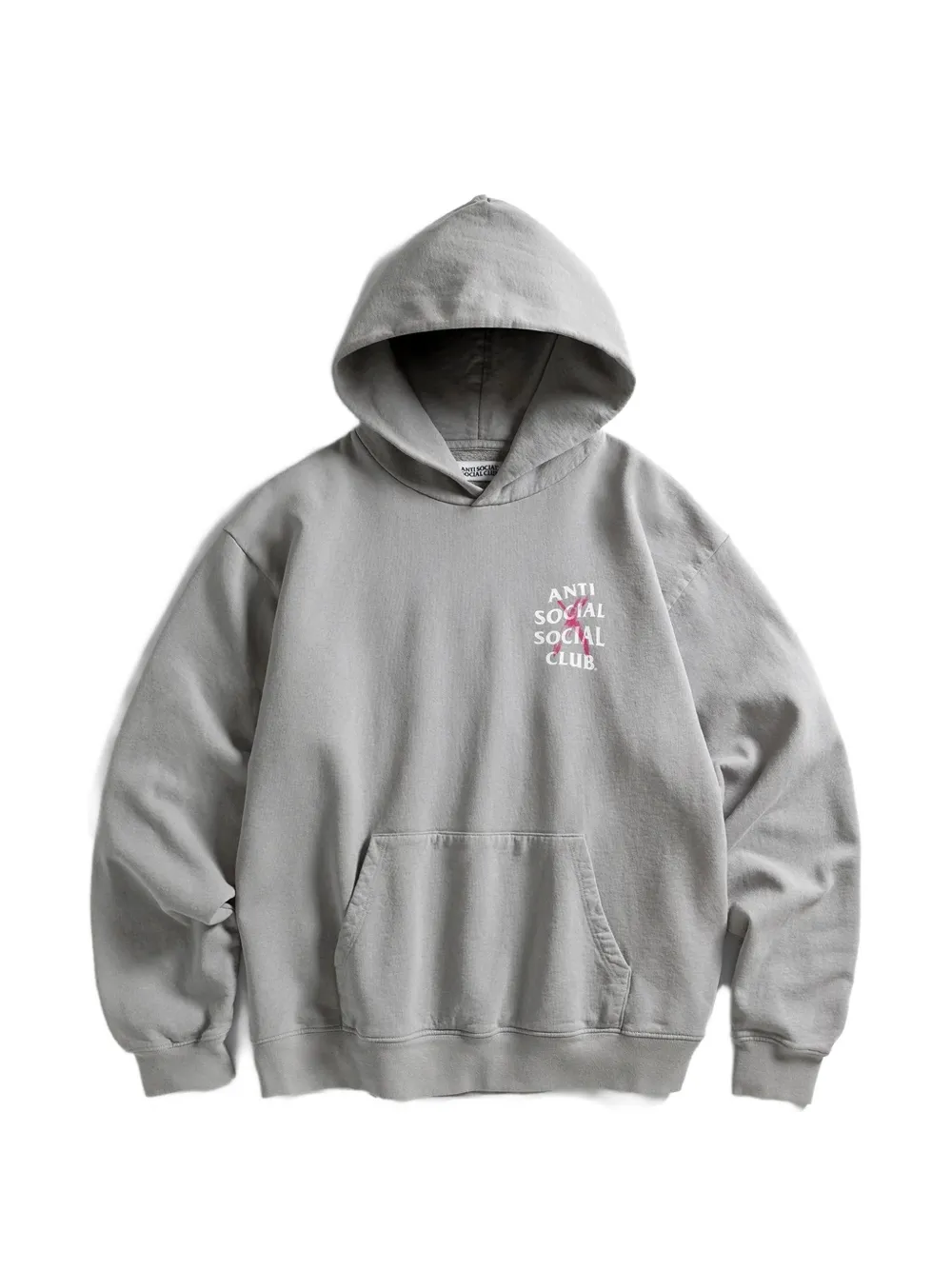 Anti Social Social Club Cancelled Paint hoodie - Grigio