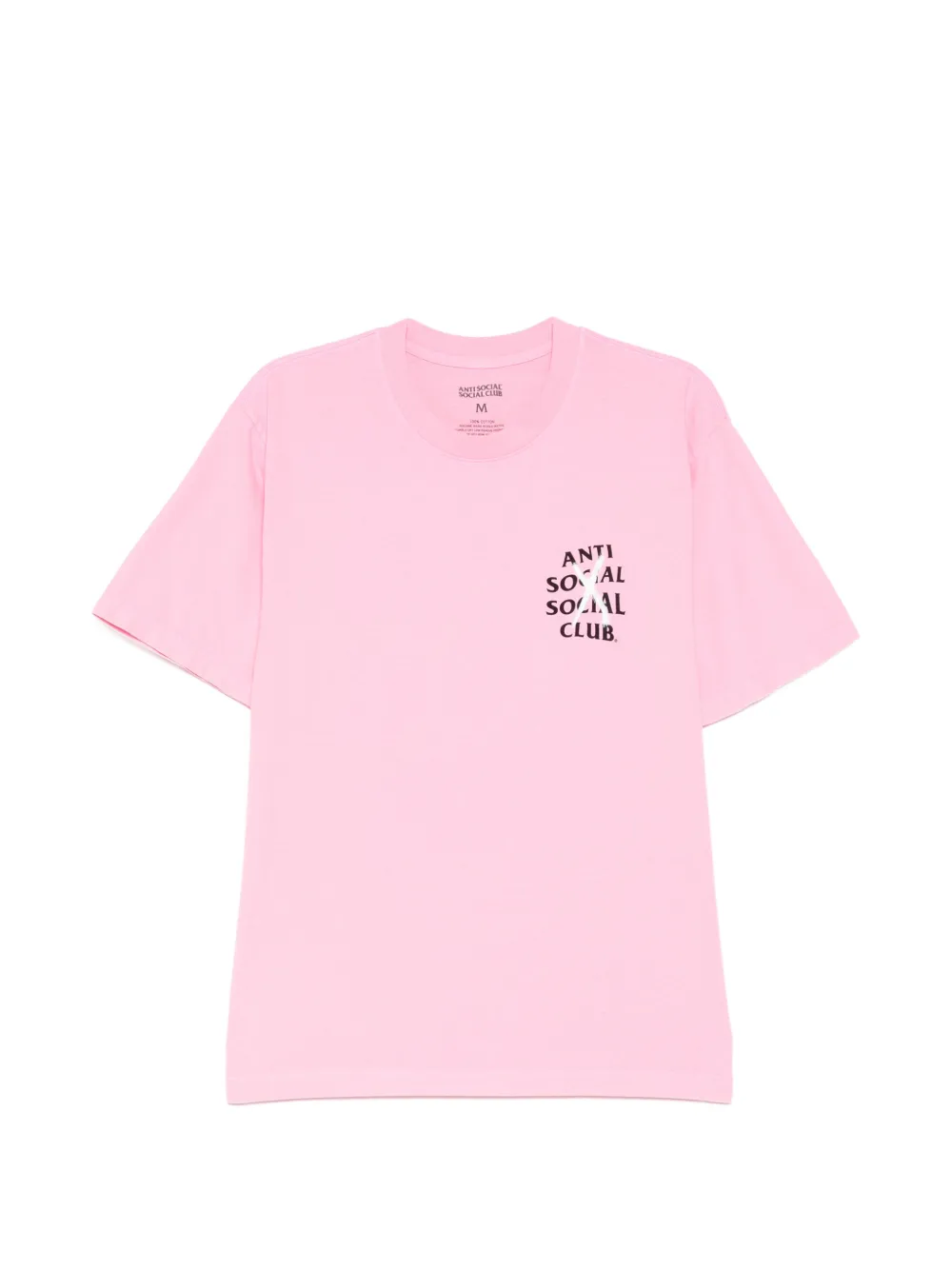 Anti Social Social Club cancelled paint T-shirt - Rosa