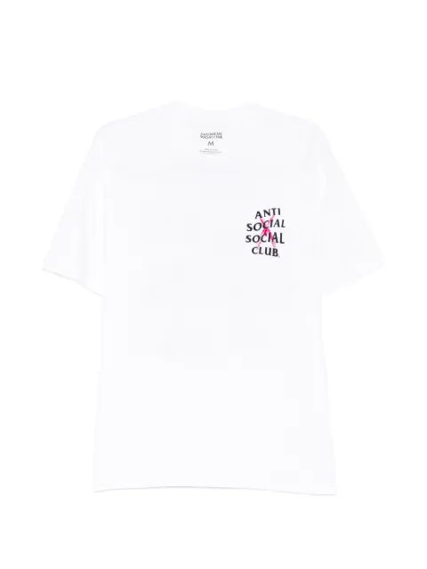 Anti Social Social Club playera de pintura cancelado