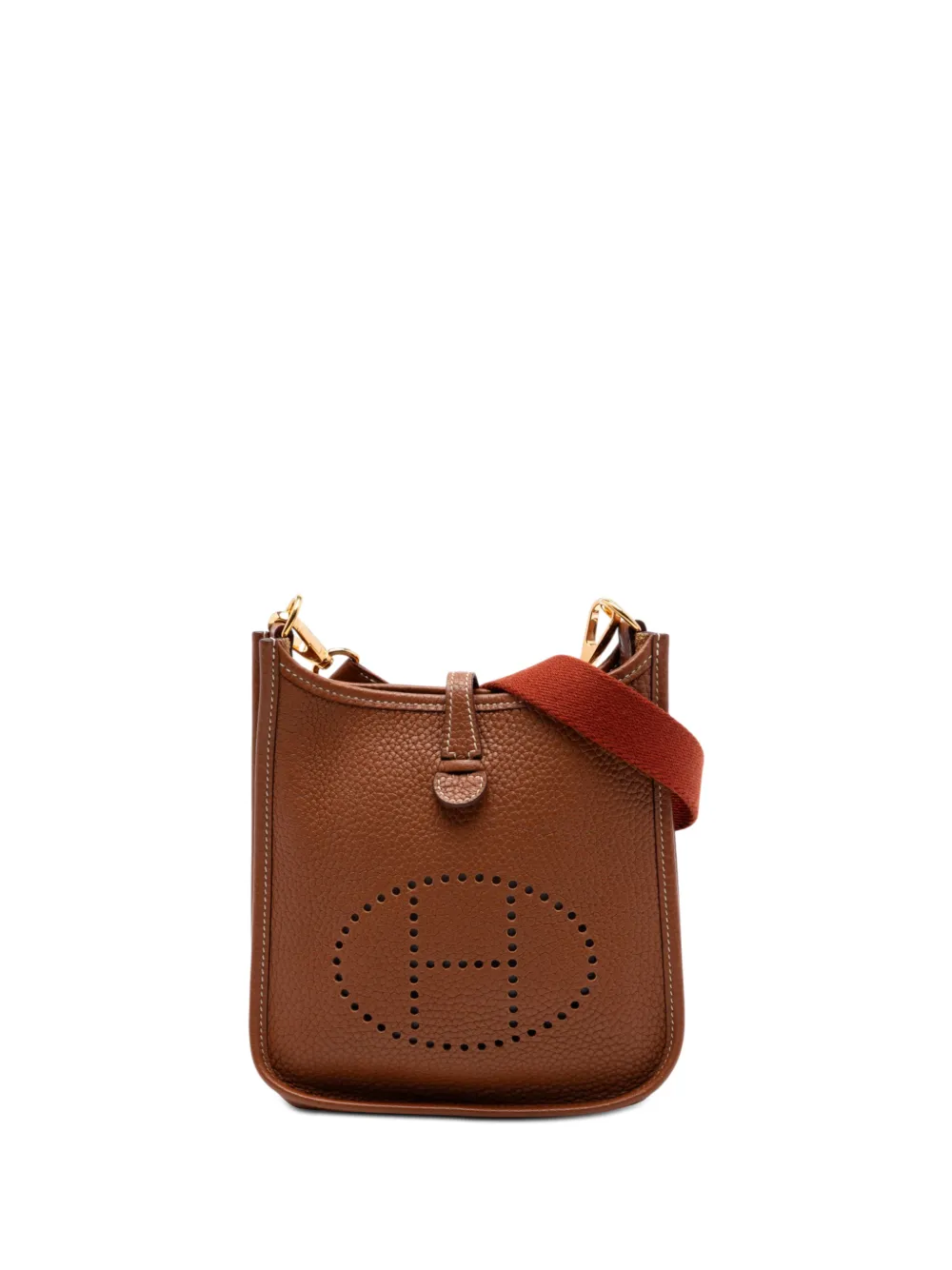 Hermès Pre-Owned 2018 Barenia Evelyne TPM 16 crossbody bag - Brown