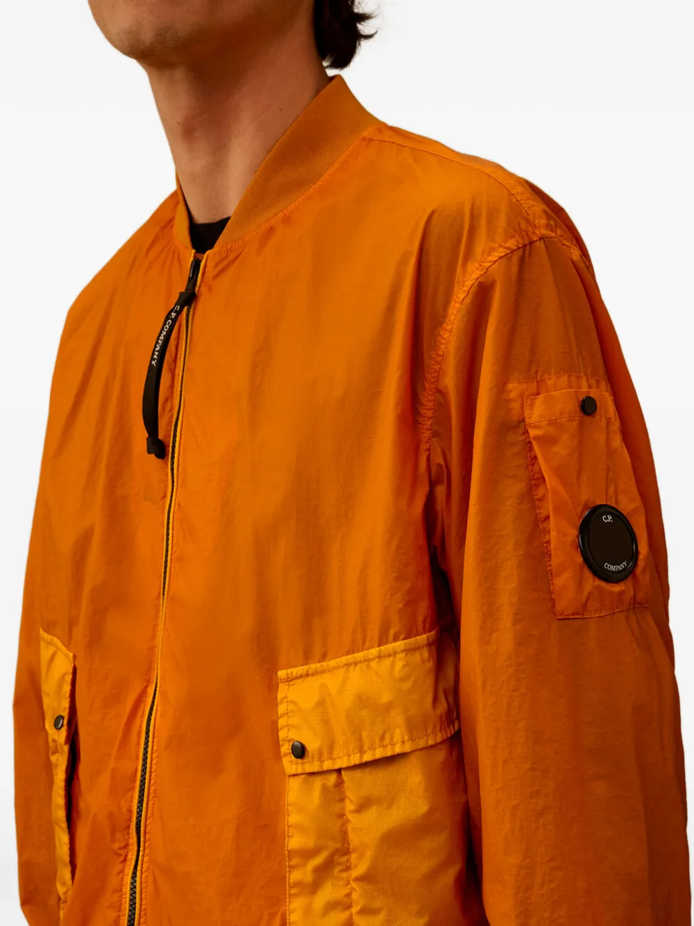 C.P. Company Bomberjack met Lens-detail Oranje
