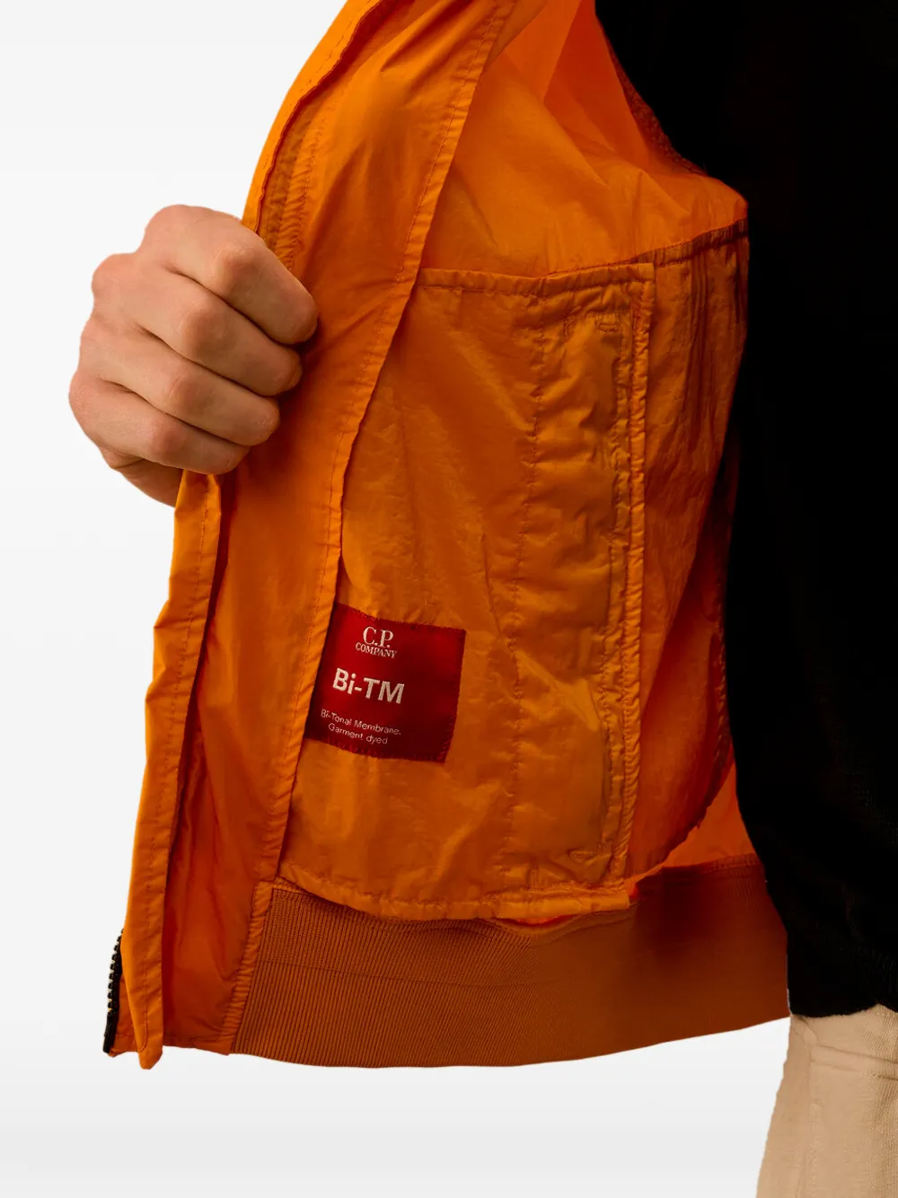 C.P. Company Bomberjack met Lens-detail Oranje