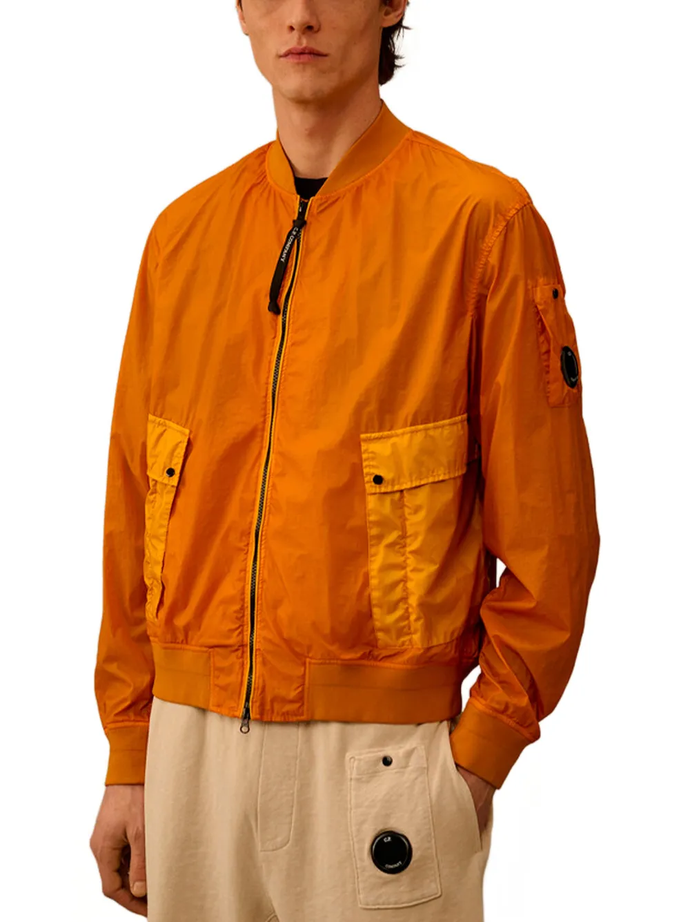 C.P. Company Bomberjack met Lens-detail Oranje